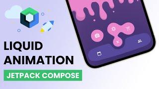 Liquid Bottom Navigation UI Design in Jetpack Compose