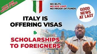 How To Get Fully Funded Scholarship In Italy in 2024 : (Study In Italy Without IELTS )