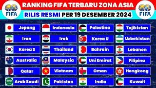 Ranking FIFA Terbaru Zona Asia - Desember 2024