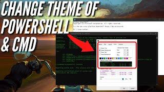 How to Change Theme - CMD / PowerShell [Background, Font, Color]