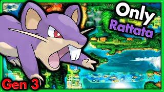 Can I Beat Pokemon Emerald with ONLY Rattata?  Pokemon Challenges ► NO ITEMS IN BATTLE
