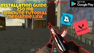 How To Install Valorant Mobile V1 Installation Guide | CS 1.6 Android Mod [250 MB]