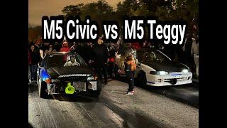 M5 CIVIC teddytech vs M5 INTEGRA type.r.bones