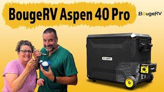 Review of BougeRV Aspen 40 Pro Portable Refrigerator with IceDrive