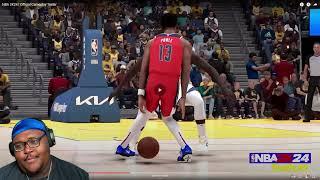 NBA 2K24 Official Gameplay Trailer New Pro Play  Reaction