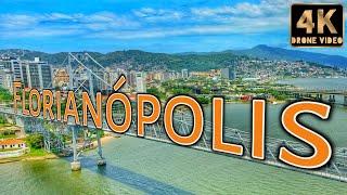 Floripa, Florianópolis, Brasil 4k Drone Video