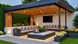 Modern patio pergola designs ! Garden landscaping ideas 2025 backyard landscaping ideas