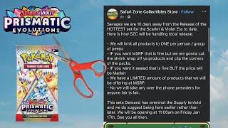 Safari Zone Selling Opened Prismatic Evolution ETBS?!?!