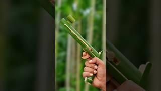 Bamboo creations with Green Bamboo Slingshots and cup #bamboo #Diy #Slingshots #Bambooart