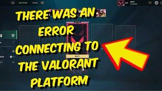 How To Fix Valorant PS5 Error Code 7 “There Was an Error Connecting to the VALORANT Platform ”