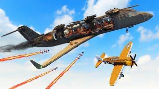 Realistic Plane Shootdowns & Crashes 3  Teardown