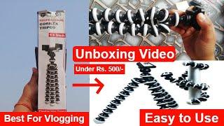 Tygot Gorilla Tripod Unboxing | Tripod Stand for Mobile | 13 inch Gorilla Tripod Unboxing Flipkart