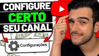 5 configurações que PRECISAM estar ATIVAS no seu Canal para ele Crescer!!