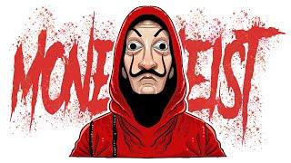 How To Draw Money Heist Mask | drawing tutorial