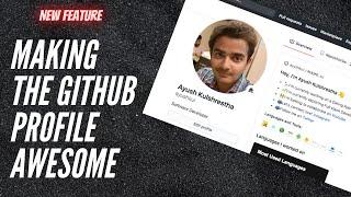 How to create Awesome GitHub Profile ReadMe (New Feature) | Impress others with your Github Profile