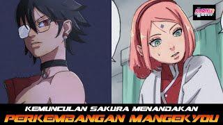 KEMUNCULAN SAKURA MENANDAI PERKEMBANGAN MANGEKYO SHARINGAN SARADA DALAM WAKTU DEKAT