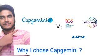 Why I chose Capgemini ? || #tcs vs #capgemini || #hcl vs #capgemini || #wipro vs #capgemini