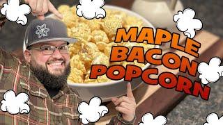 Sweet maple bacon recipe for popcorn