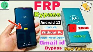Moto G14 FRP Bypass Android 13 | Moto G14 Google Account Bypass |  moto frp Without Pc | Frp Unlock
