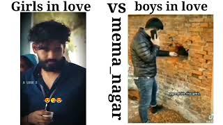 Girls in love vs boys in love !!