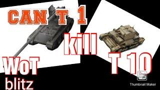 can Tier 1 kill Tier 10 ll Cruiser ll kill Grille 15 ? /WoT Blitz