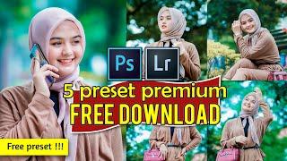 5 PRESET PREMIUM LIGHTROOM GRATIS XMP FOTO AUTO GONJRENG 