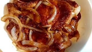 Braised Pork Chops with Onion Recipe.. ( Chinese Style)