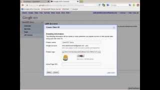 Google OAuth Demo: Step #2 Getting the Client ID