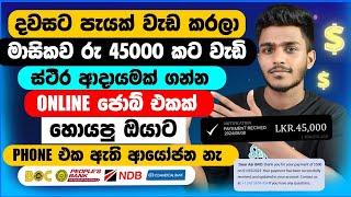 online job sinhala - online job at home sinhala - E money sinhala - online salli hoyanakarama