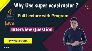 super constructor in java | super constructor in java example