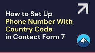 Contact Form 7 Phone Number With Country Code | Advanced Telephone Input | CF7 Tutorial Part: 8