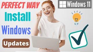 How to Install Windows 11 Updates Manually - windows 11 updates 2023 | eTechniz.com 