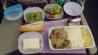 TG641 タイ航空 成田バンコク(NRT→BKG) 機内食 ビーフタイカレー