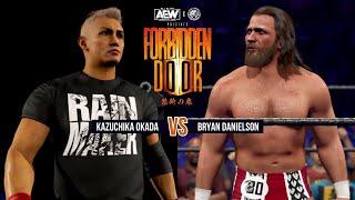 AEW Forbidden Door 2023 | Bryan Danielson vs Kazuchika Okada Full Match | WWE 2K23 Gameplay