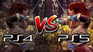 Horizon Zero Dawn PS5 60 FPS UPGRADE vs PS4 Comparison! (PS5 Gameplay)