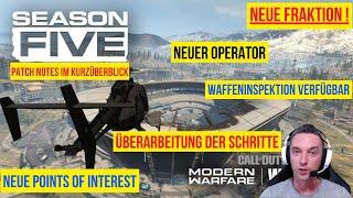 Call of Duty MW - Warzone || SEASON 5 ist LIVE  ! || PATCH NOTES Zusammenfassung  || Deutsch