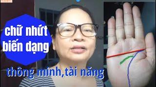 TỬ VI XEM CHỈ TAY Đường Chỉ Tay Chữ Nhứt Biến Dạng Rất Thông Minh tài năng bàn tay hái ra tiền