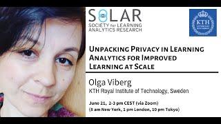 Unpacking Privacy in Learning Analytics for Improved Learning at Scale