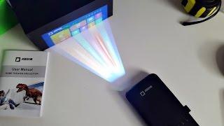 Incredible Mini Portable Projector with Android