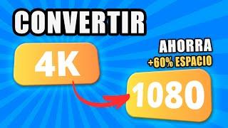 Cómo Convertir Videos 4k a 1080p 