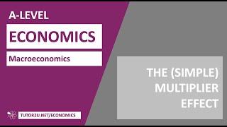 Explaining and Calculating the Simple Multiplier