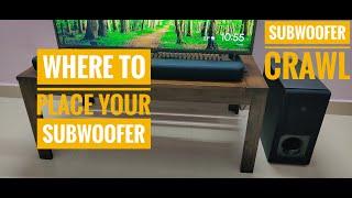 Where to place your Subwoofer | Subwoofer Crawl