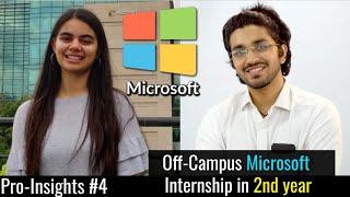 How to crack Microsoft Off-campus placement | #4 Pro-Insights with Aman Dhattarwal