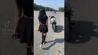 Moto Alena Biker Girl Moto Versus #shorts