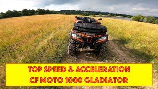 CF Moto 1000 Top speed & acceleration