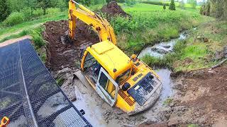 I Got Stuck with Excavator  What a mess