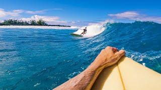 Surfing A REMOTE Sketchy Reef With The Boys | RAW POV