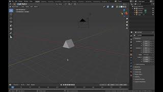 Blender Simple Shapes Tutorial - Triangular Prism