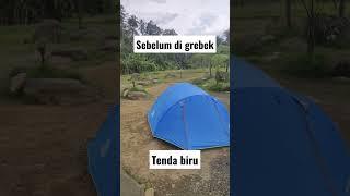 tenda biru sebelum di grebek #tendabiru #viral #trending