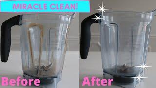 HOW TO CLEAN YOUR PLASTIC BLENDER | EASY | NON-TOXIC | ECO-FRIENDLY